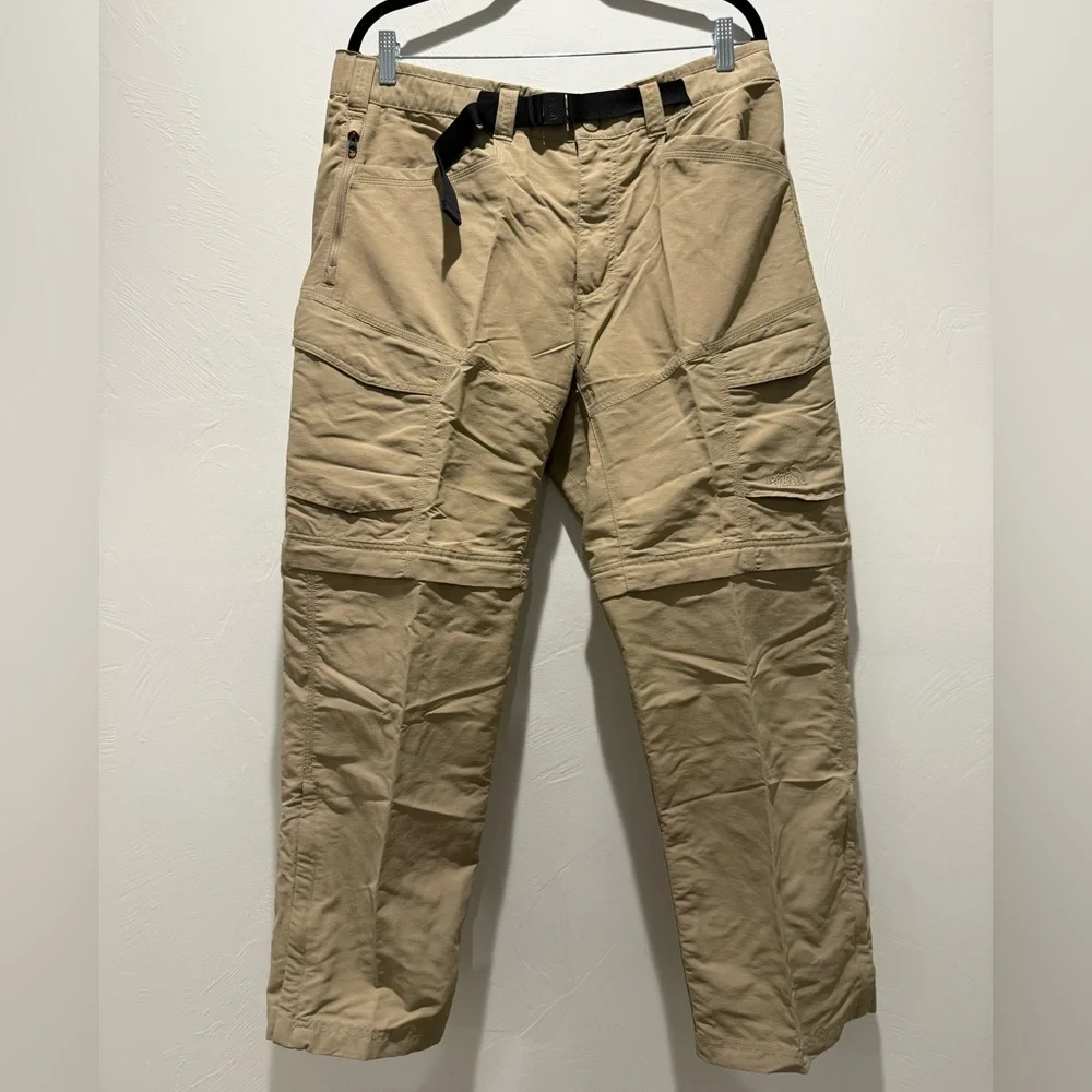 The North Face Tan Cargo Pants with Articulated Knees